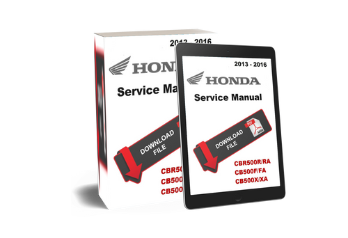 Honda 2013 CB500XA Service Manual