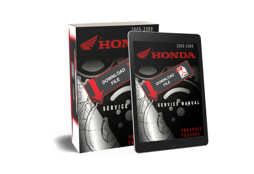 Honda 2009 TRX 400 EX Service Manual