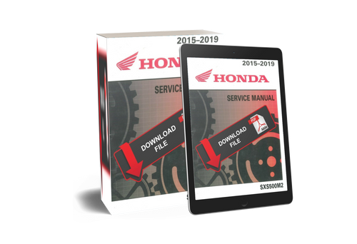 Honda 2016 Pioneer 500 Service Manual