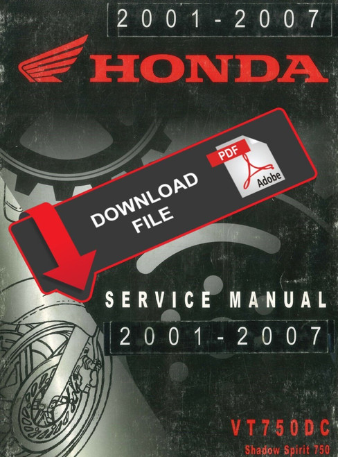 Honda 2005 VT750DC Shadow Spirit 750 Service Manual