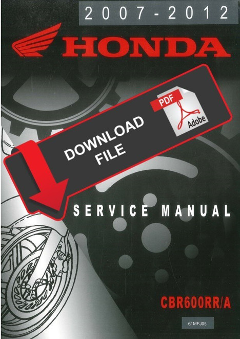 Honda 2010 CBR600RR Service Manual Honda 2010 CBR600RR Service Manual