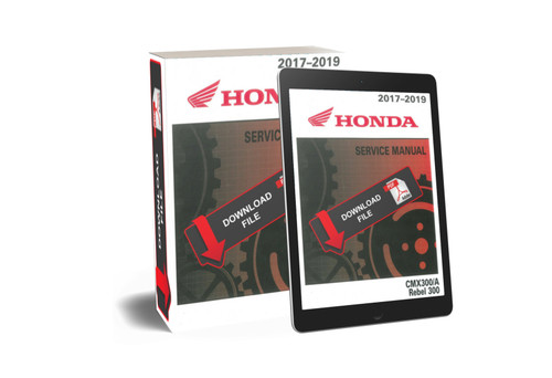 Honda 2017 CMX300A Service Manual