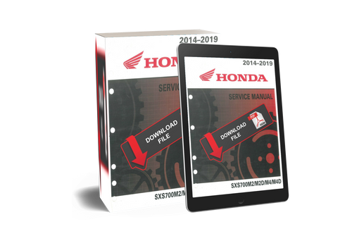 Honda 2014 SXS700M4 Service Manual