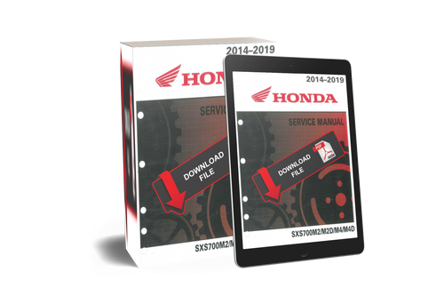 Honda 2015 SXS700M4 Service Manual