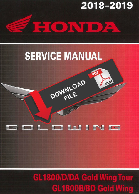 Honda 2019 Gold Wing Service & Electrical Troubleshooting Manual