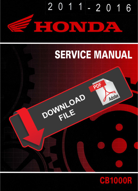 Honda 2016 CB1000R Service Manual