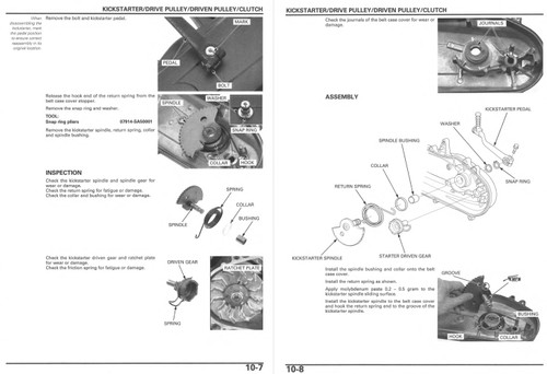 Honda 2003 NPS50 Service Manual