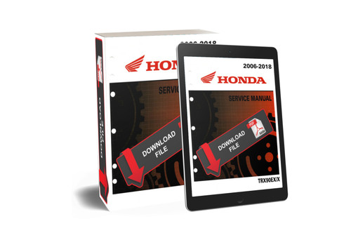 Honda 2009 TRX 90 EX Service Manual