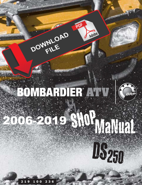 Bombardier 2006 DS 250 Service Manual