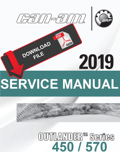 Can-Am 2019 Outlander DPS 450 Service Manual