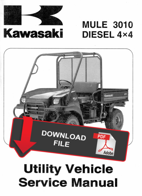 Kawasaki 2008 Mule 3010 Diesel Service Manual