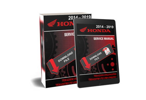 Honda 2015 TRX 420 FM1 FourTrax Rancher Service Manual