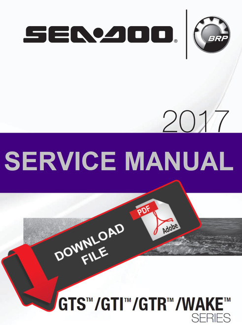 Sea-Doo 2017 GTI SE 130 Service Manual