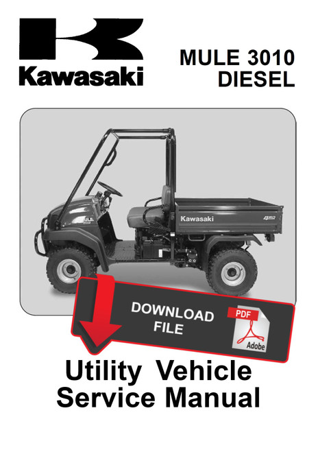 vin location on kawasaki mule 3010