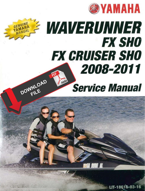 Yamaha 2009 Waverunner FX SHO Service Manual