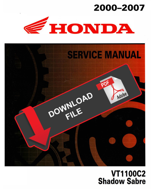 Honda 2006 VT1100C2 Shadow Sabre Service Manual