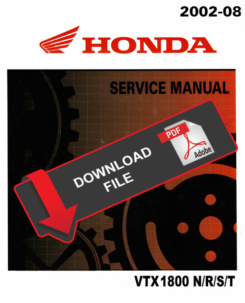 Honda 2008 VTX1800R Service Manual