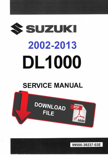 Suzuki 2008 V-Strom 1000 Service Manual