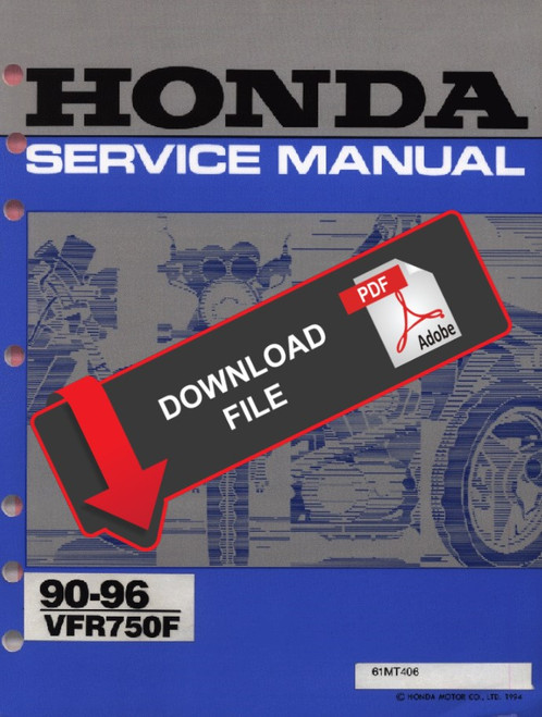 Honda 1990 VFR750F Interceptor Service Manual