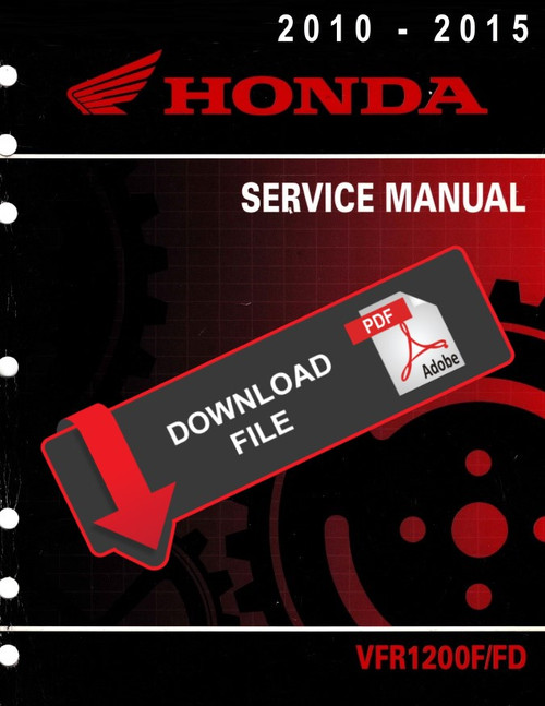 Honda 2010 VFR 1200 Interceptor Service Manual
