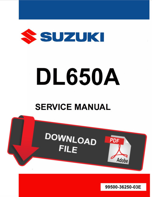 Suzuki 2017 V-Strom 650 XT Touring Service Manual