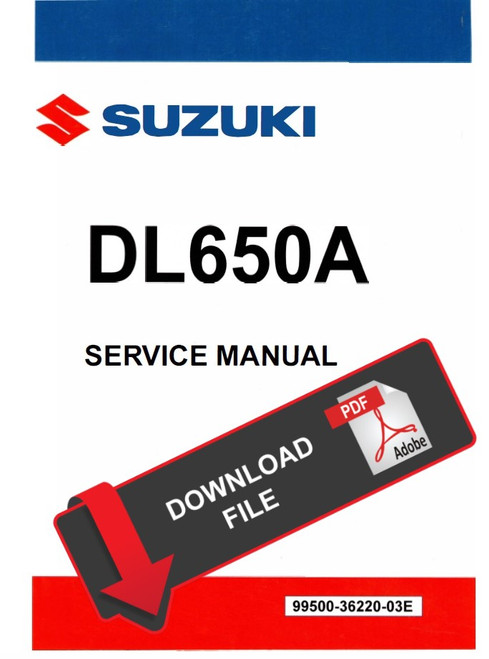Suzuki 2012 V-Strom 650 ABS Service Manual