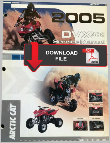 Arctic Cat 2005 DVX 400 Service Manual