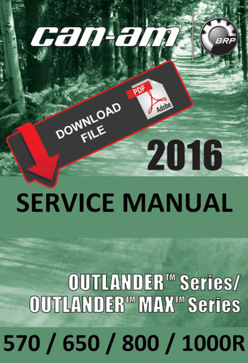 2016 CAN AM OUTLANDER 570 SERVICE MANUAL PDF visual data 8