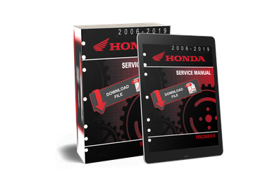 Honda 2018 TRX250X ATV Service Manual