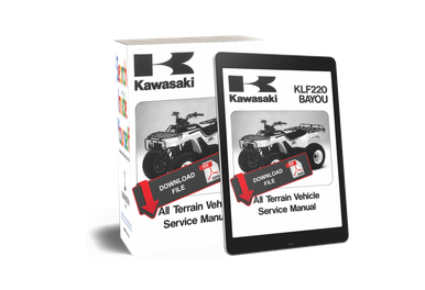 Kawasaki 1992 Bayou 220 Service Manual