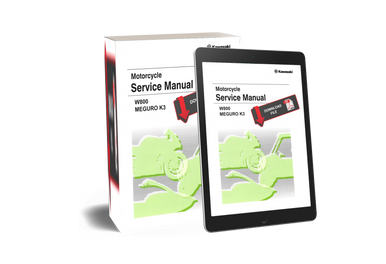 Kawasaki W800 MEGURO K3 サービスマニュアル Service Manual Kawasaki 2022 W800 Repair