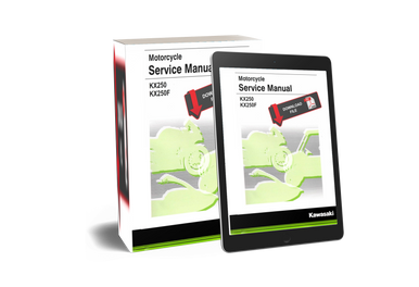 1999 KAWASAKI KX250 SERVICE MANUAL visual data 3