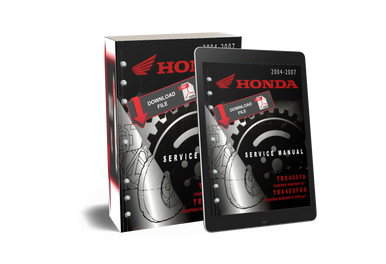2004 HONDA 400EX SERVICE MANUAL visual data 4