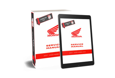 2021 HONDA REBEL 500 SERVICE MANUAL PDF visual data 2