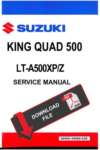 aki画面・未開封洋書・QUAD クオード Suzuki 2016 King Quad 500 ATV Service Manual