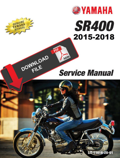Yamaha 2015 SR400 Service Manual