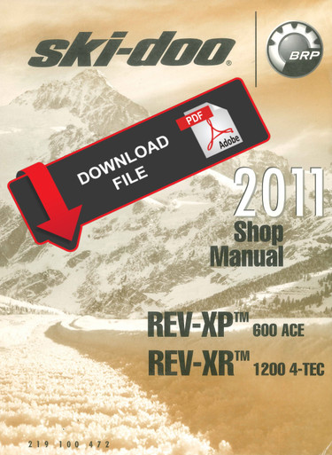 Ski-Doo 2011 GSX SE 1200 4-TEC Service Manual