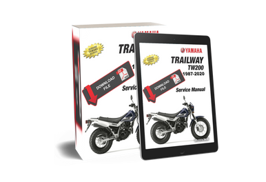 Yamaha TW200 サービスマニュアル 3冊セット Yamaha 2004 Trailway TW200 Service Manual