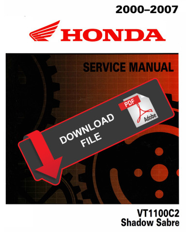 2000 HONDA SHADOW SABRE 1100 SERVICE MANUAL PDF visual data 5