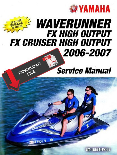 2007 YAMAHA FX HO SERVICE MANUAL PDF visual data 2