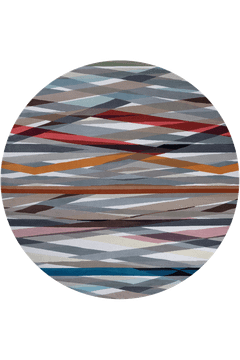 Carnival Round Rug by Paul Smith - flatshot