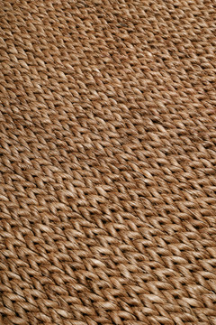 Abaca Herringbone Tobacco - closeup image