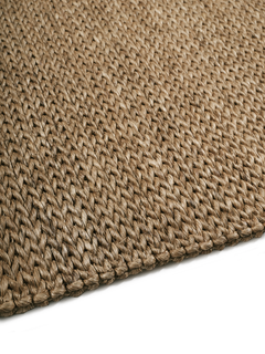 Abaca Herringbone Tobacco - sidepile image