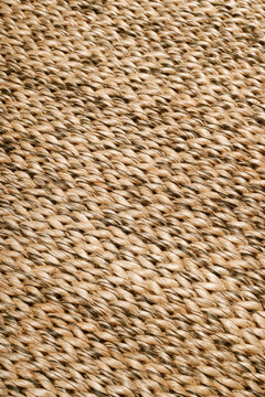 Abaca Herringbone Zebra - close-up image