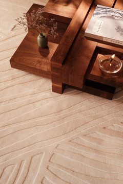 Ariso Pearl Rug by The Rug Company - roomset