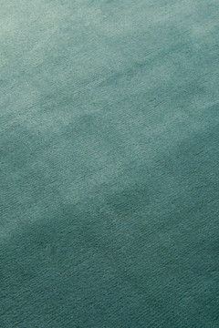 Leighton Teal Plain Wool rug by Farrow & Ball closeup image