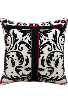 Alphabet T cushion by Sue Timney  - Flatshot
