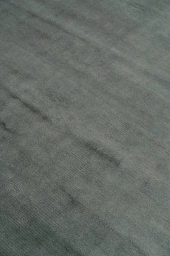 Close-up of Mohair Sheared rug in Aegean, showing pile texture