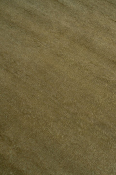 Mohair Shag rug in Olive, vertical flatshot detail