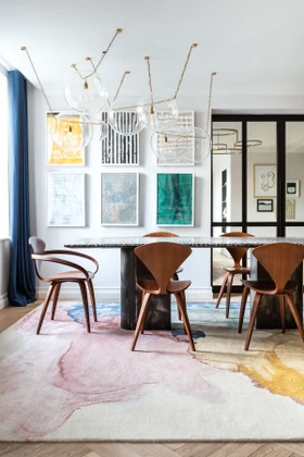 Caldera Round by The Rug Company - Roomset